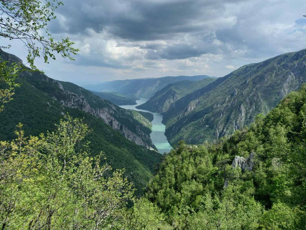 View over the Drina canyon