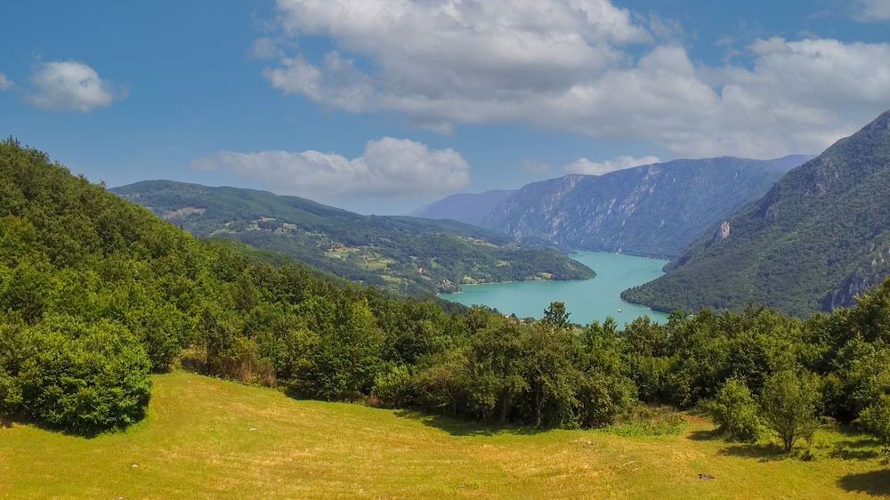 View over Lake Perućac