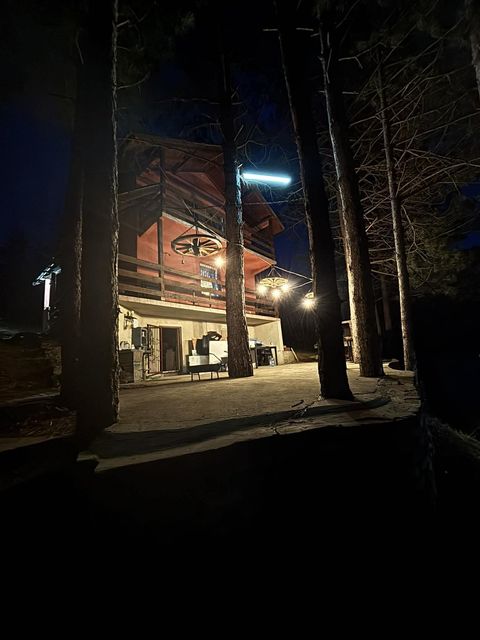 The cottage in the evening