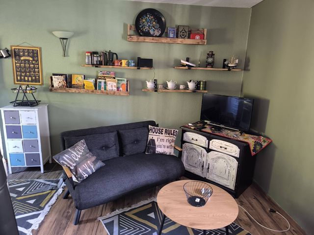 The cottage living room